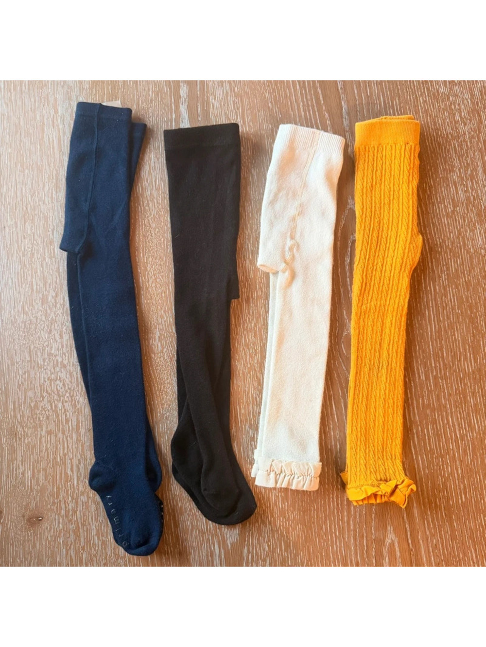 Tights Bundle Primary and Ruffle Butts 12-24 months